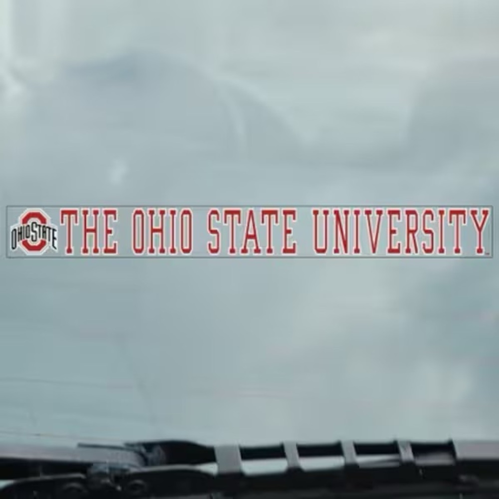 NCAA Ohio State University Red Decal